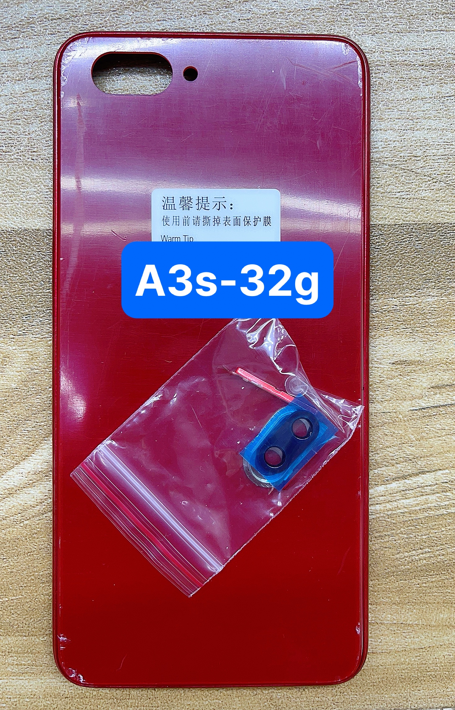 Lưng vỏ oppo A3s lỗ chọc sim trên bản 32G