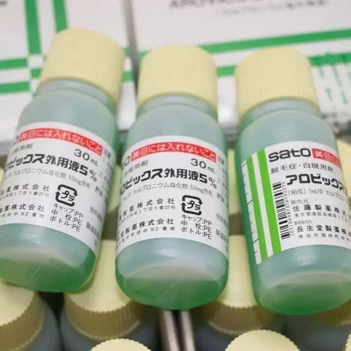 Tinh Chất Thảo Dược Kích Thích Mọc Tóc Sato Arovics Solutions 5% Nhật Bản