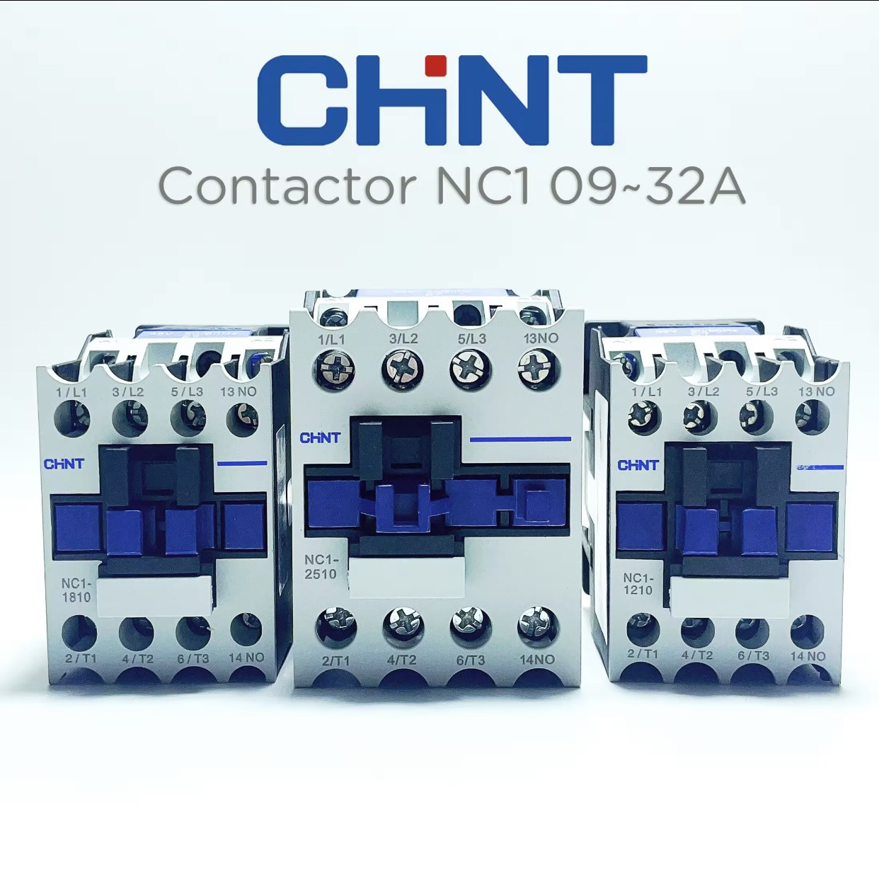 Khởi động từ chint nc1 ,contactor chint nc1 9/12/18/22/32/40a điện 220v, khởi động từ, khoi dong tu