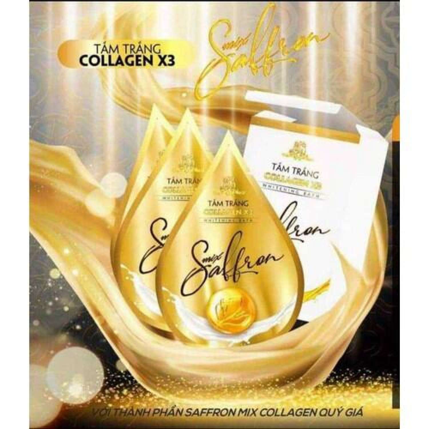 Tắm Trắng Collagen X3 Luxury Mix Saffron X3