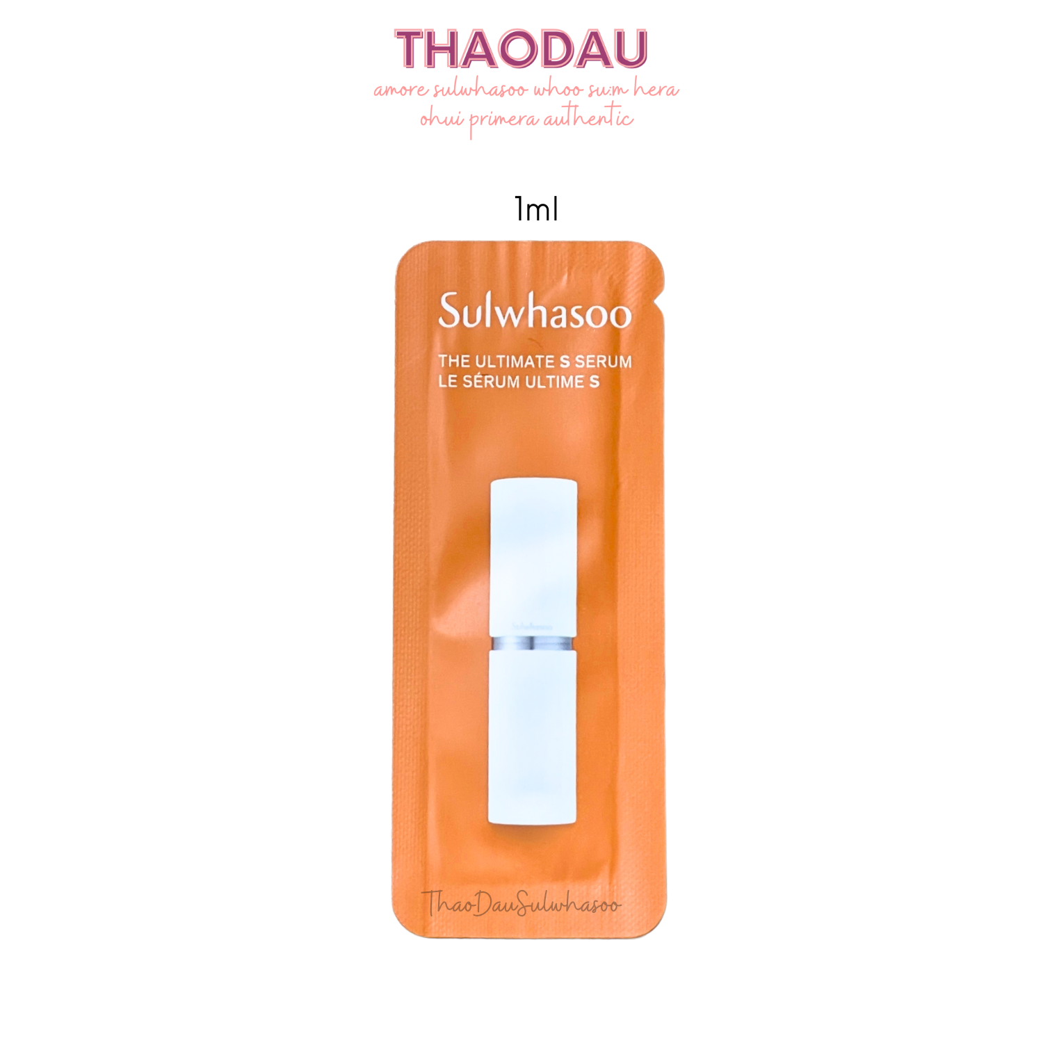 Sulwhasoo Gói tinh chất thông đỏ Sulwhasooo The Ultimate S Serum 1ml tloskorea cũ