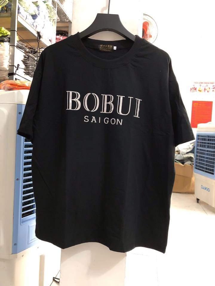 Bobui Saigon Basic Tee - Oversized Bobui Saigon Reflective T-Shirts ( Black - Pink - Red - Yellow - Light Blue ) - áo phông bobui phản quang unisex - áo thun bobui saigon phát sáng nam nữ chất cotton 100% đen đỏ hồng vàng xanh biển