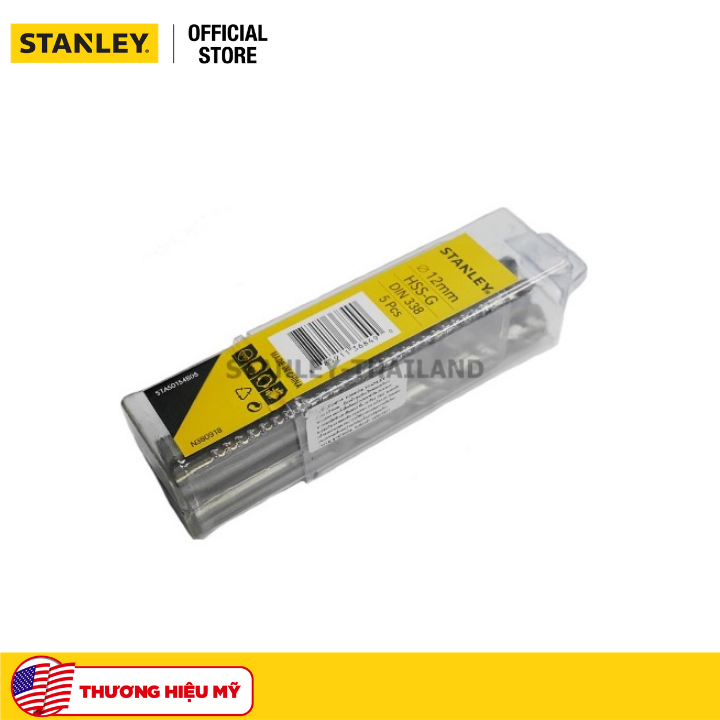 Hộp 10 mũi khoan sắt 3.2mm stanley - sta50034b10