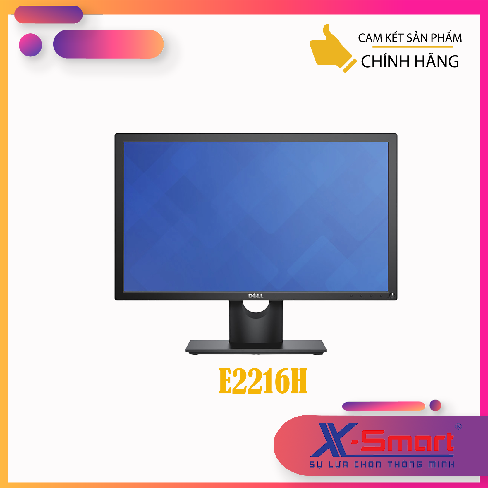 Màn hình vi tính DELL 21.5inch Full HD - Model E2216H (Đen)