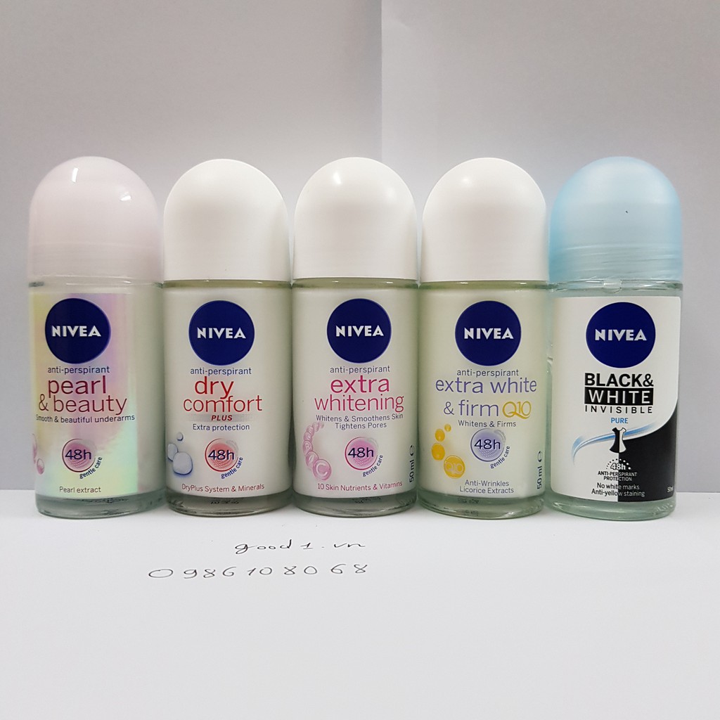 Lăn khử mùi NIVEA nữ 25ml (5 mùi)