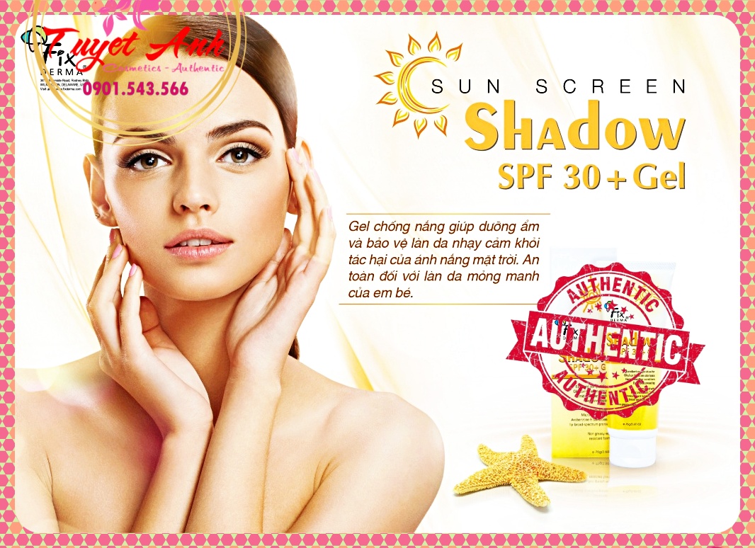 Fixderma Shadow SPF 30+ 50+ (75g) - Kem và gel chống nắng