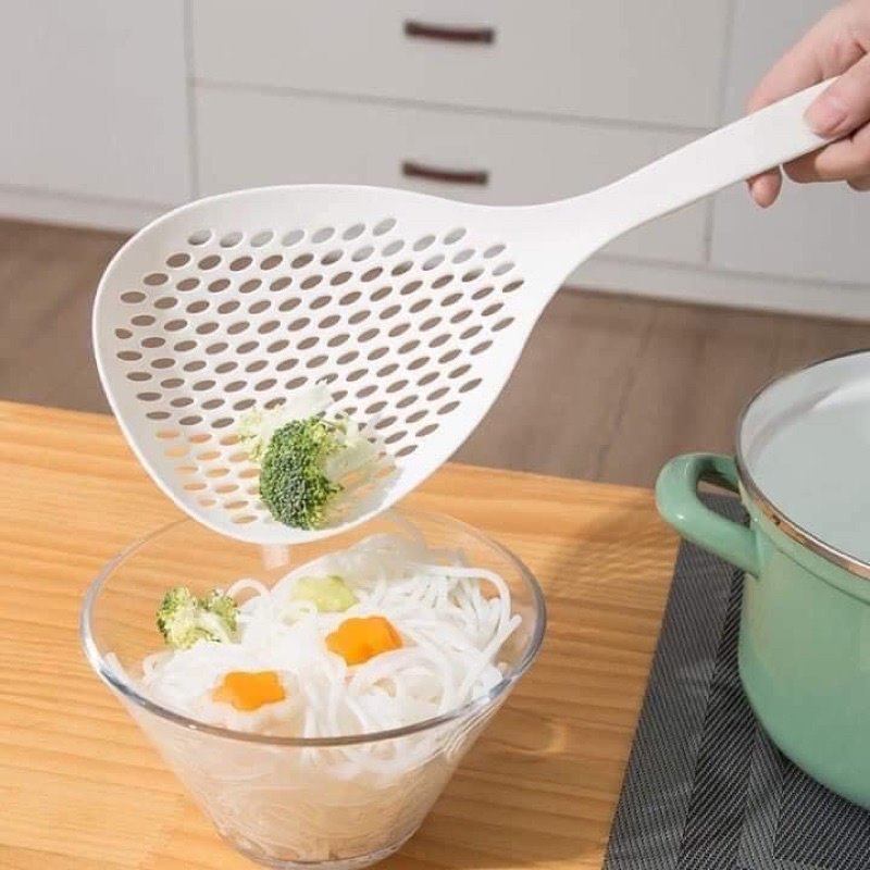 Muỗng Lưới Vớt Đồ Ăn, muôi thủng