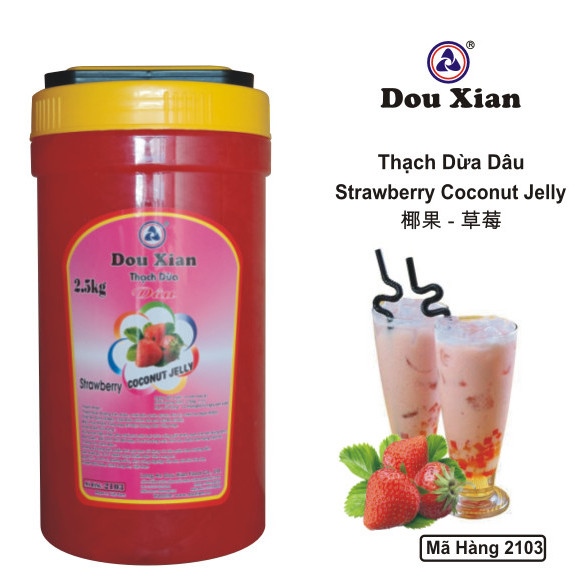 [[Hỏa tốc HCM] Thạch Douxian 2.5KG Nhiều Loại - Thạch Trái Cây Đa Hương Vị