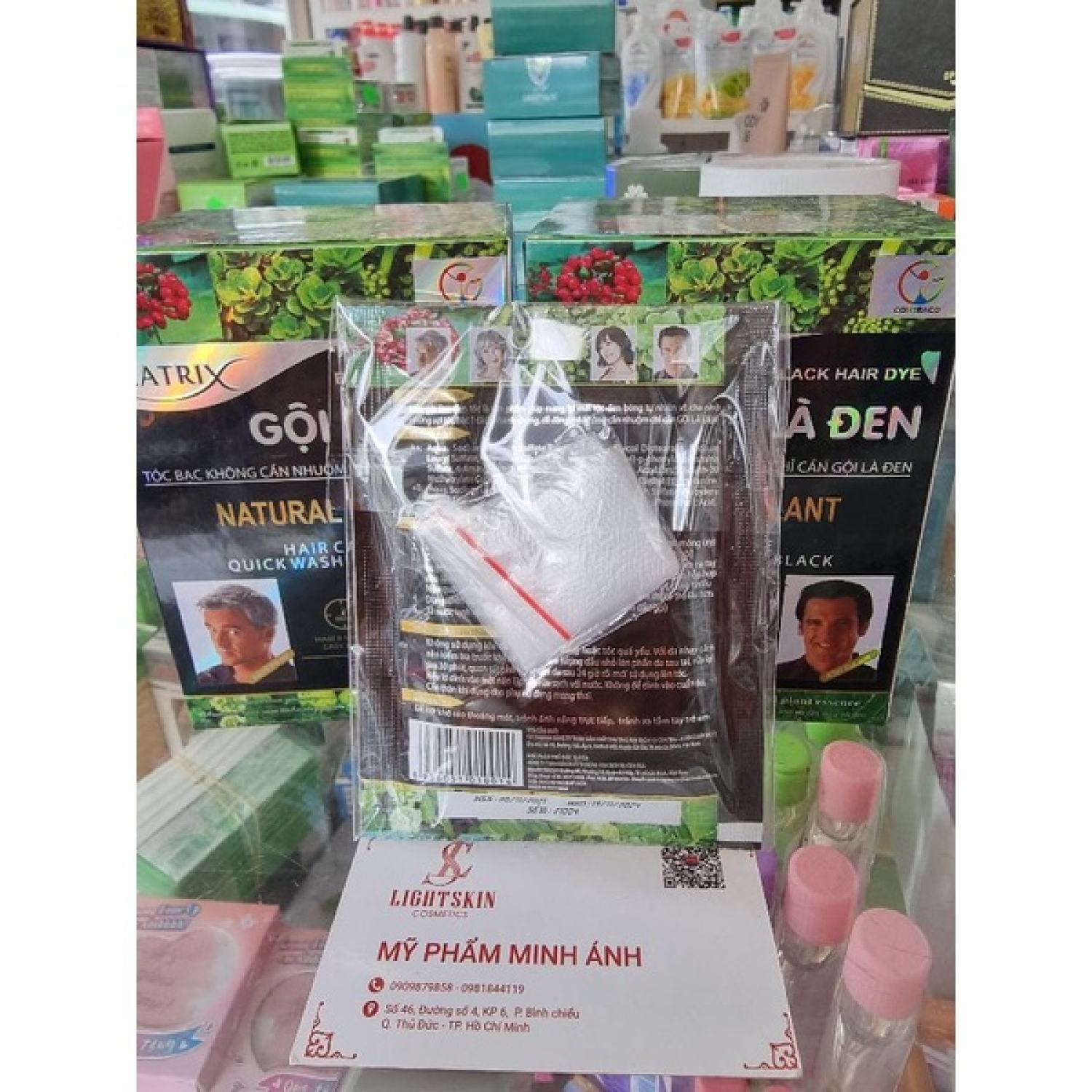 gội là đen matrix 1 gói 25ml { chuẩn cty }