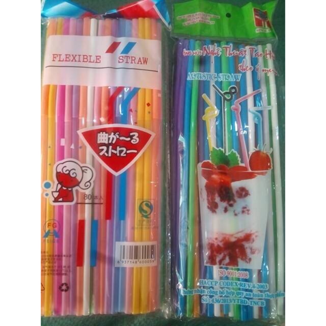 (Bán Sỉ) - Ống Hút Nghệ Thuật Ống Sinh Tố