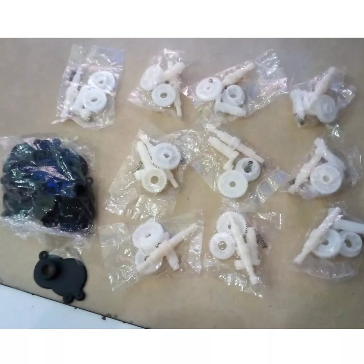 10 bộ nhông sửa tút năng quạt- bộ bánh răng nhựa trong tút năng quạt