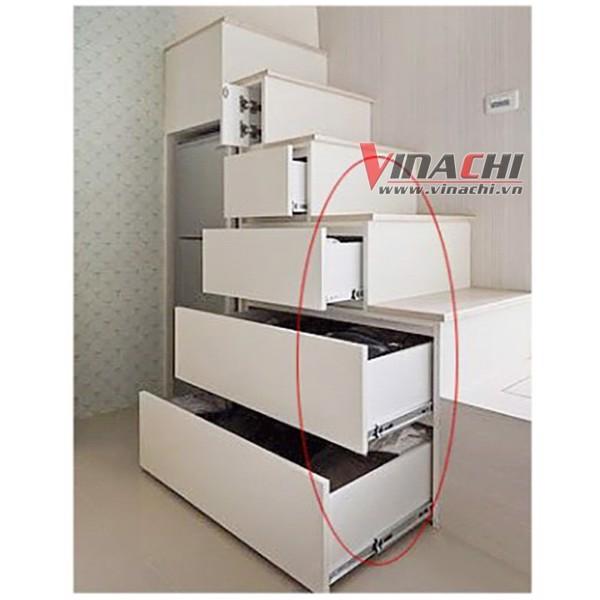 Ray trượt bi 3 tầng inox (Ray trượt ngăn kéo)