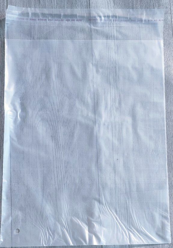 1kg Túi dán miệng mờ đựng quần áo