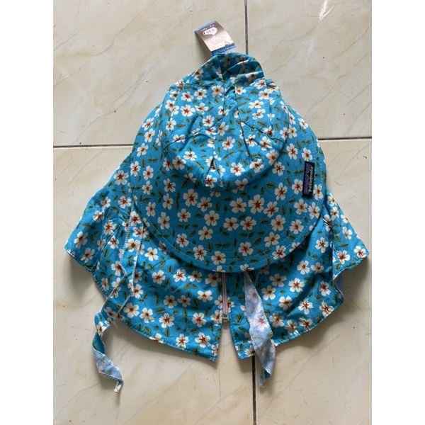 Nón khẩu trang chống nắng 98 phần trăm KT003 ( vành to,dây kéo giữa, vải bông dây thắt)
