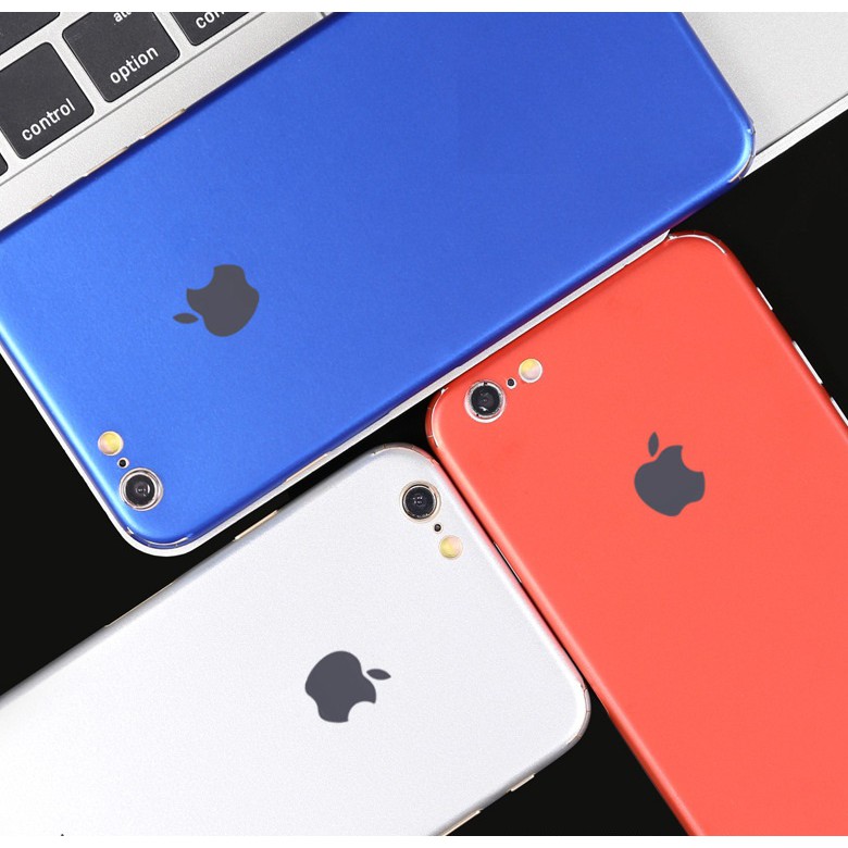 [ Bán chạy ] - Miếng dán Skin màu iPhone 6/6s, 6/6s Plus, 7/8, 7/8 Plus, X/Xs