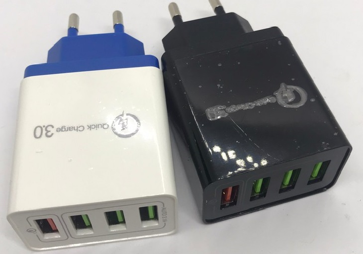 Củ sạc 4 cổng USB 3.1A hỗ trợ sạc nhanh Quick Charge 3.0