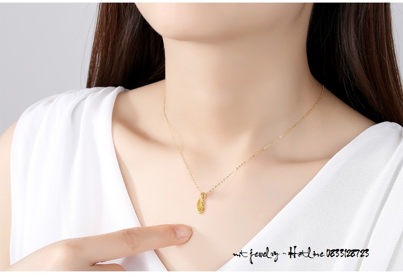 Charm Lông vũ vàng 9999
