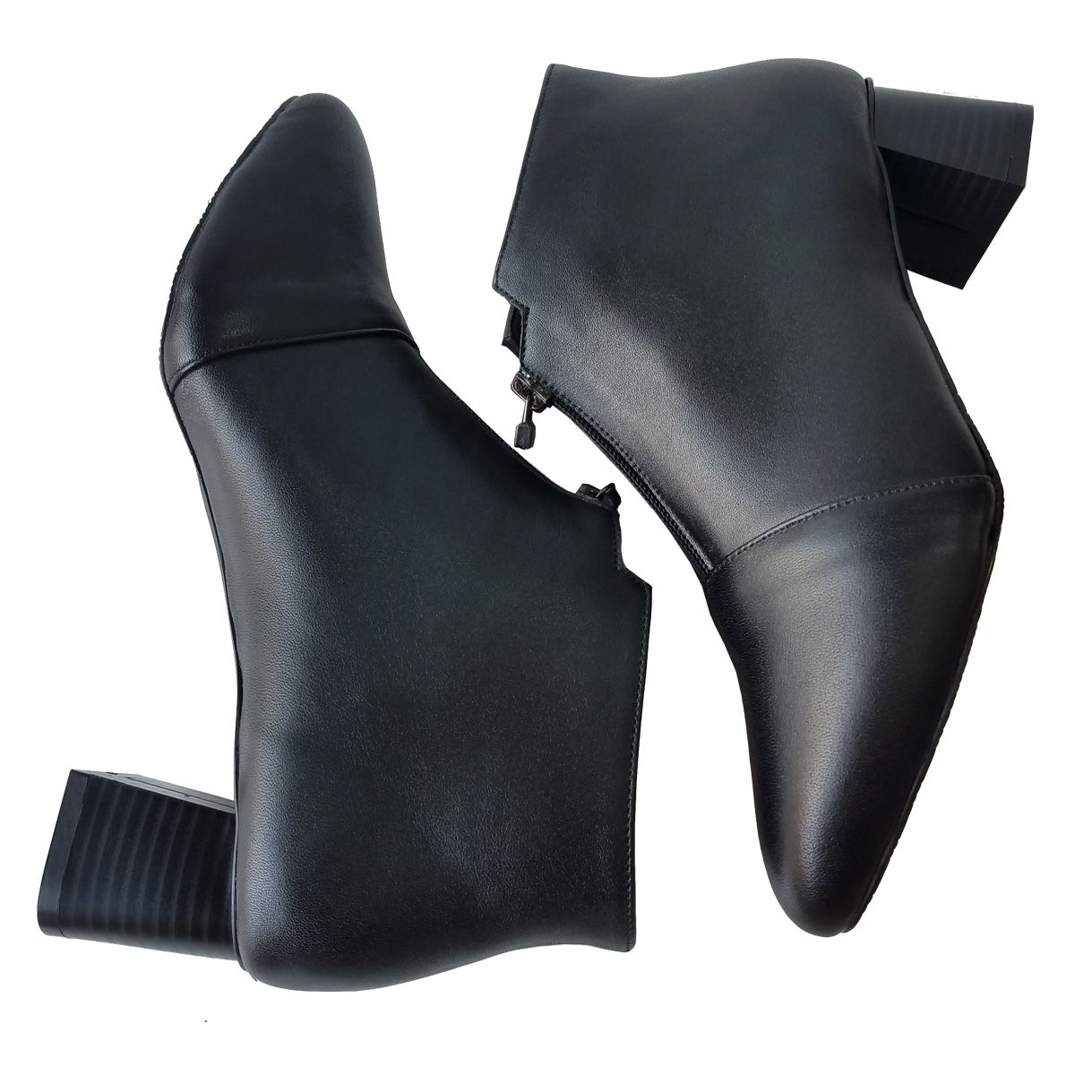 Giày Boot nữ Cổ Thấp BIGBEN Da Bò Cao 5 phân BTN5