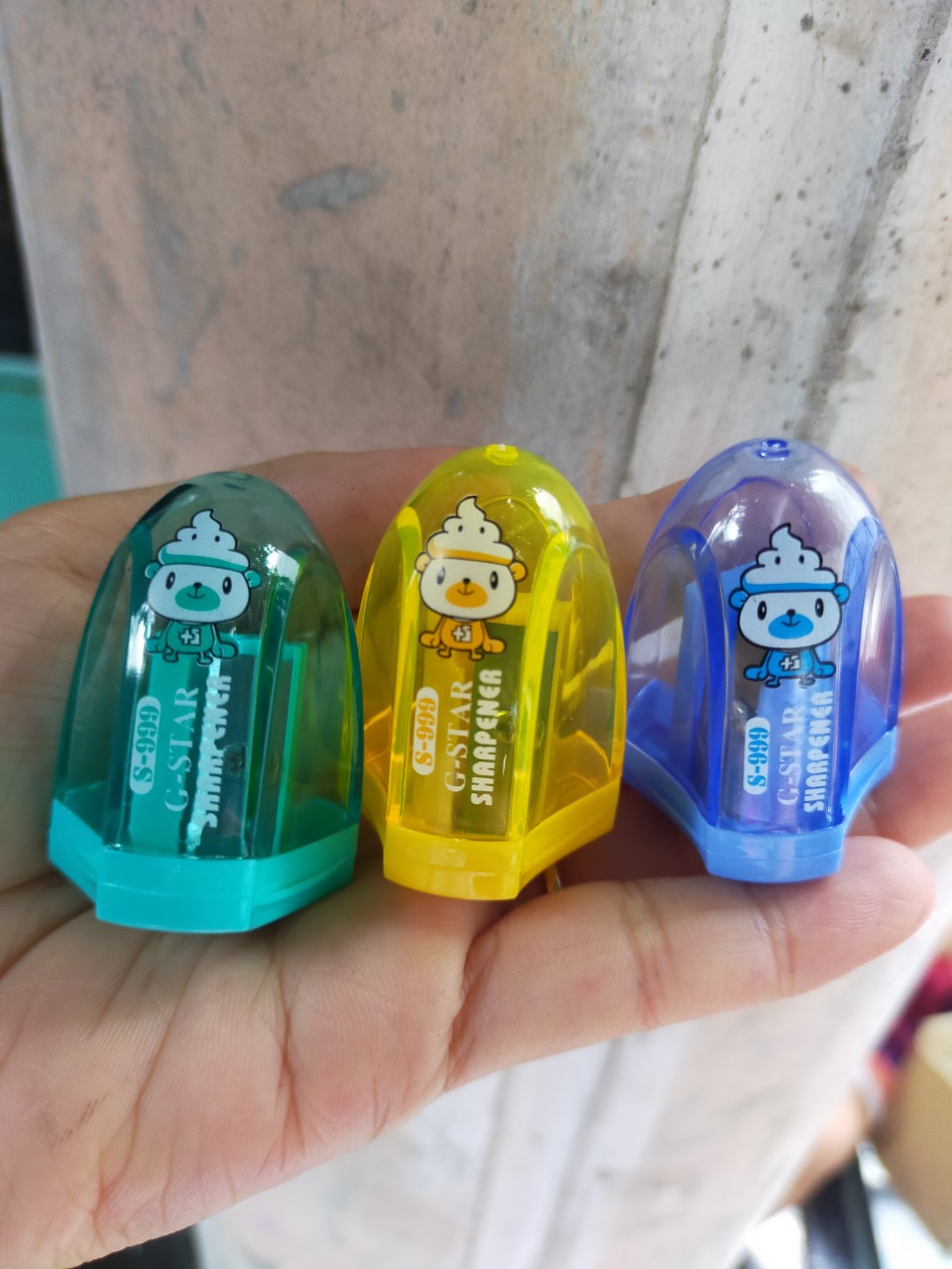 Combo 3 Cái Chuốt Gọt Bút Chì Dễ Thương Gstar (PS01/ PS02/ PS03/ S999)