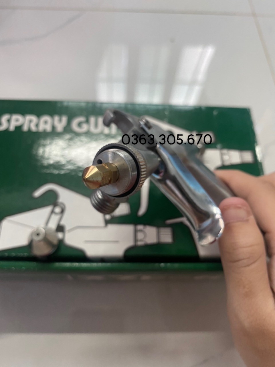 Súng phun sơn mini K3 , đầu phun 0.6mm