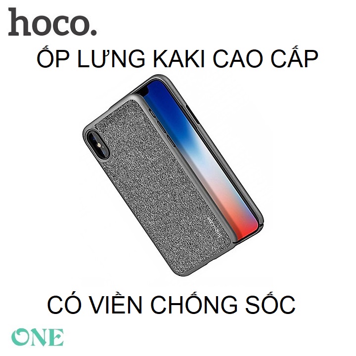[HCM]Ốp lưng vải cao cấp hoco dùng cho dòng iphone X