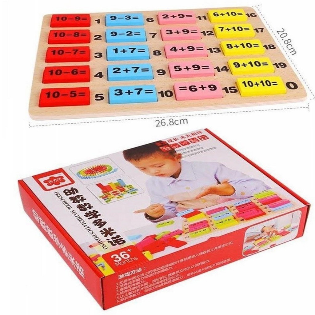 Đồ chơi Domino 110 quân bằng gỗ