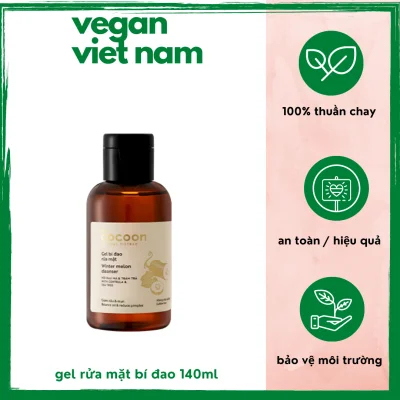 [HCM]Gel bí đao rửa mặt loại bỏ bụi bẩn giúp tẩy da chết Cocoon Viet Nam (Winter melon cleanser) 140ml