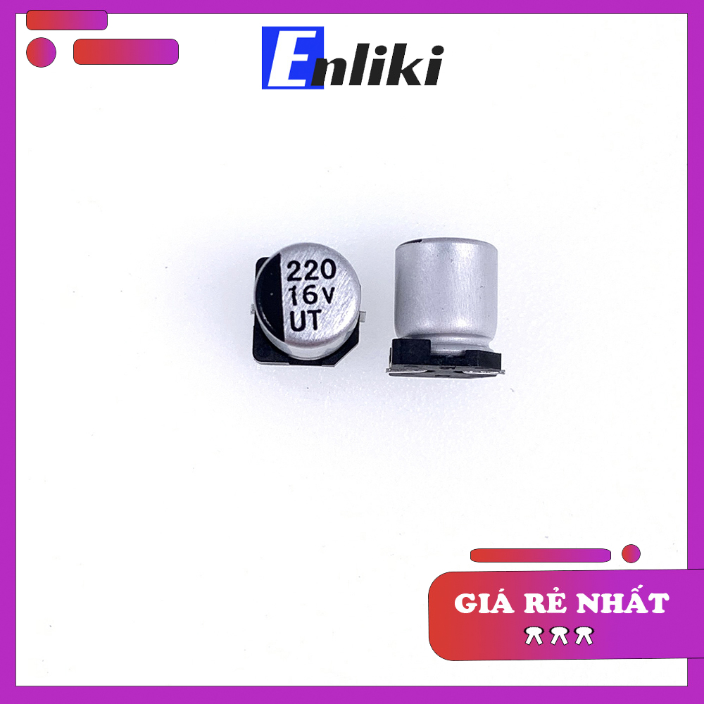 220uF 16V 6.3x7.7mm Tụ Nhôm