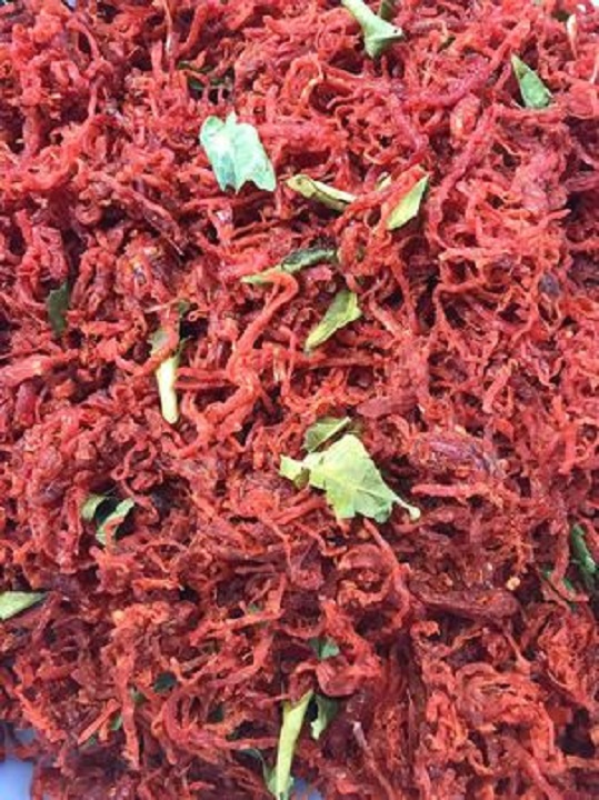 Khô Bò Sợi Lá Chanh - Thơm Ngon - 500G