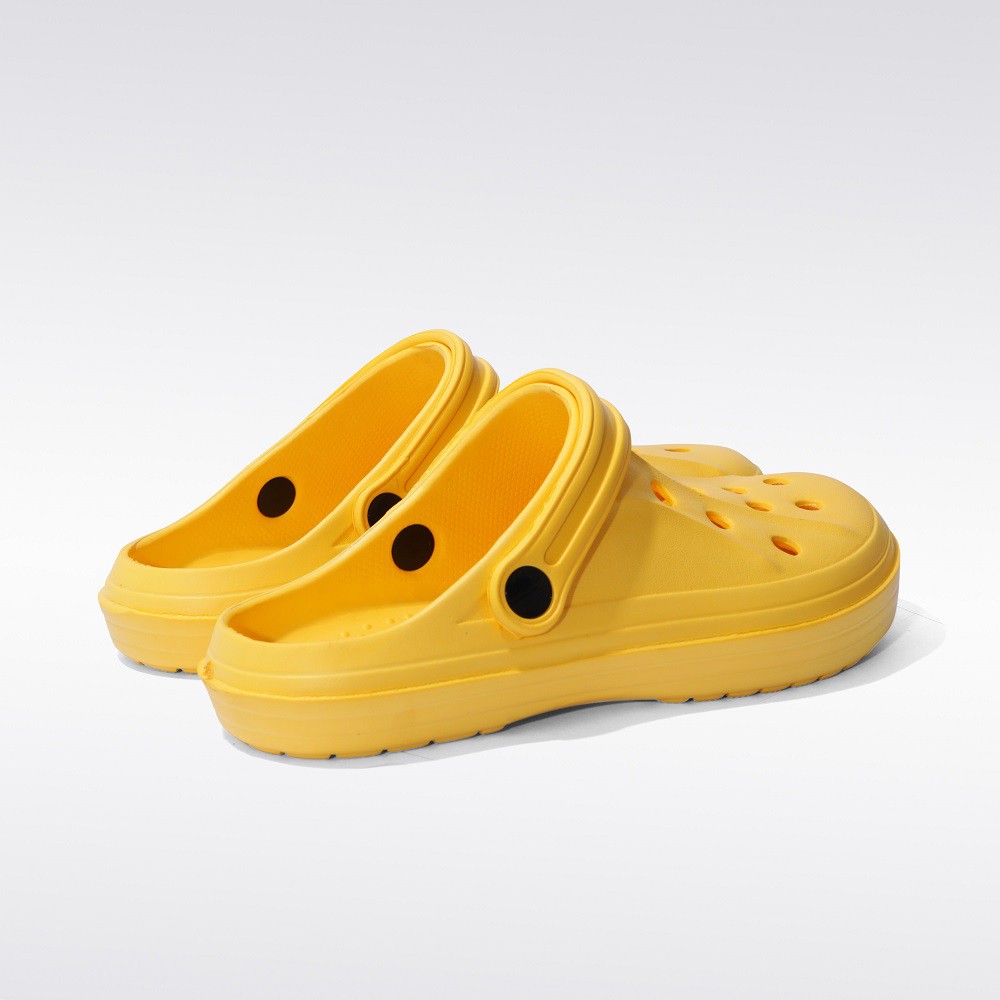 Dép cross nam nữ S'cool - Basic Eva clog 4 - màu vàng