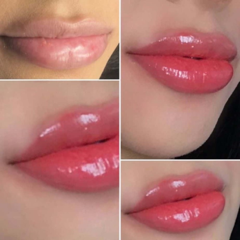 Phủ bóng môi collagen PCD sau phun môi
