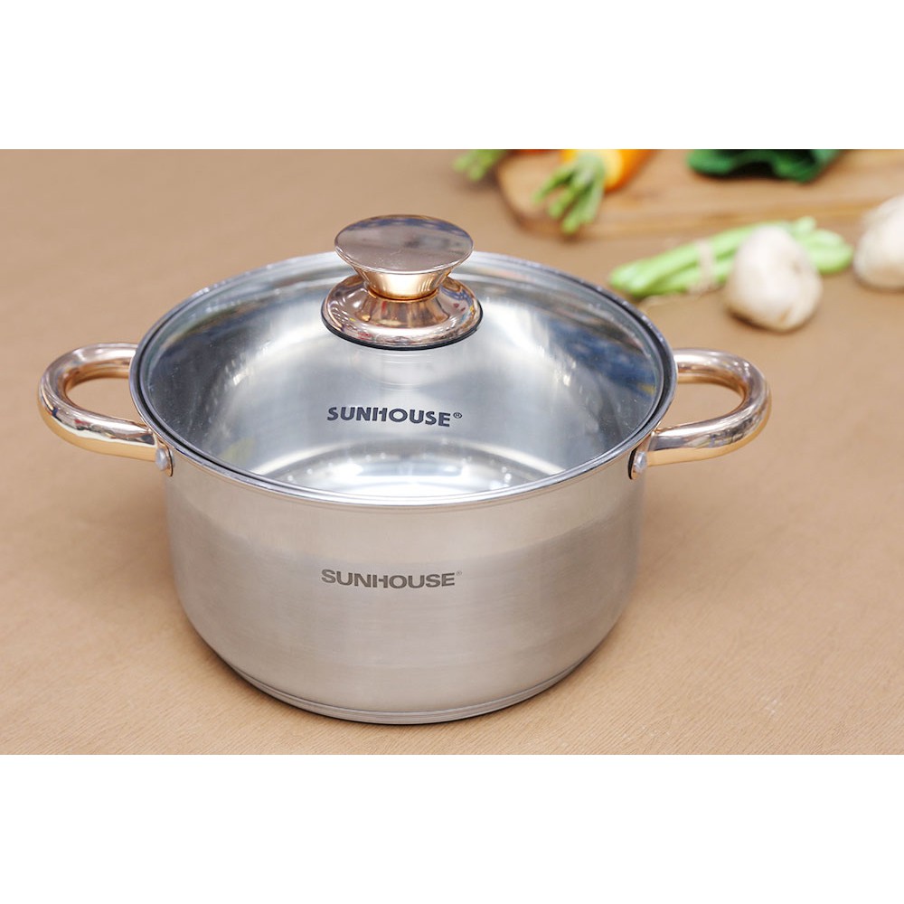 Nồi inox 5 đáy SUNHOUSE SHG24220