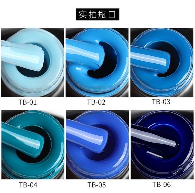[HCM]Sơn gel AS - màu xanh biển mã TB