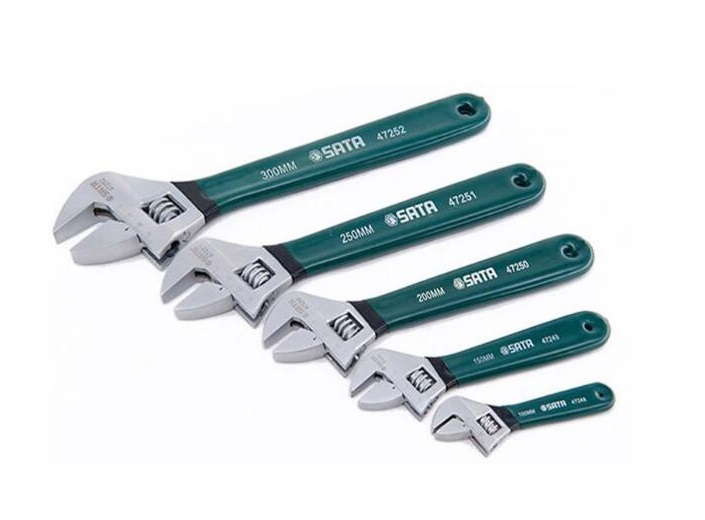 Mỏ lết bọc nhựa 8in/200mm Sata 47250