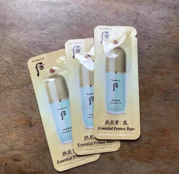 [Combo 10 gói] Kem lót trang điểm Whoo Essential prime Base