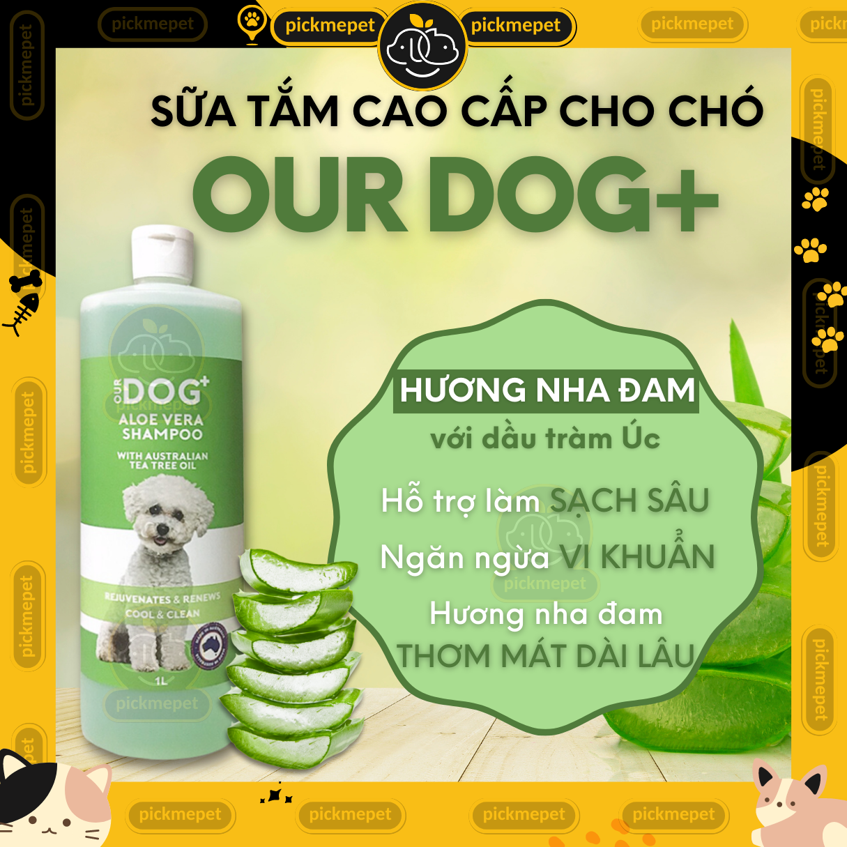 Our dog shower gel 1l many fragrant scents from australia