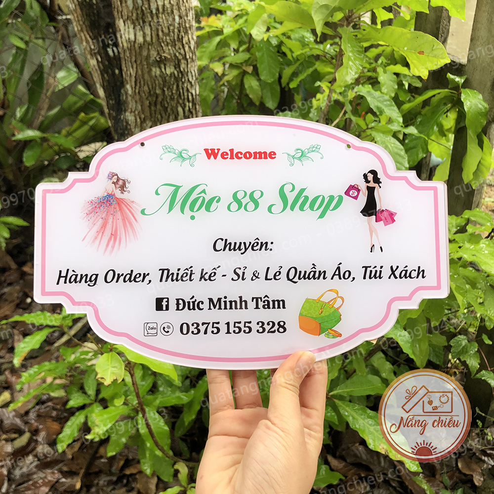 Bảng hiệu decor cửa hàng , đạo cụ chụp hình bán hàng online, bảng shop quảng cáo thương hiệu ,cửa hàng, bảng quảng cáo
