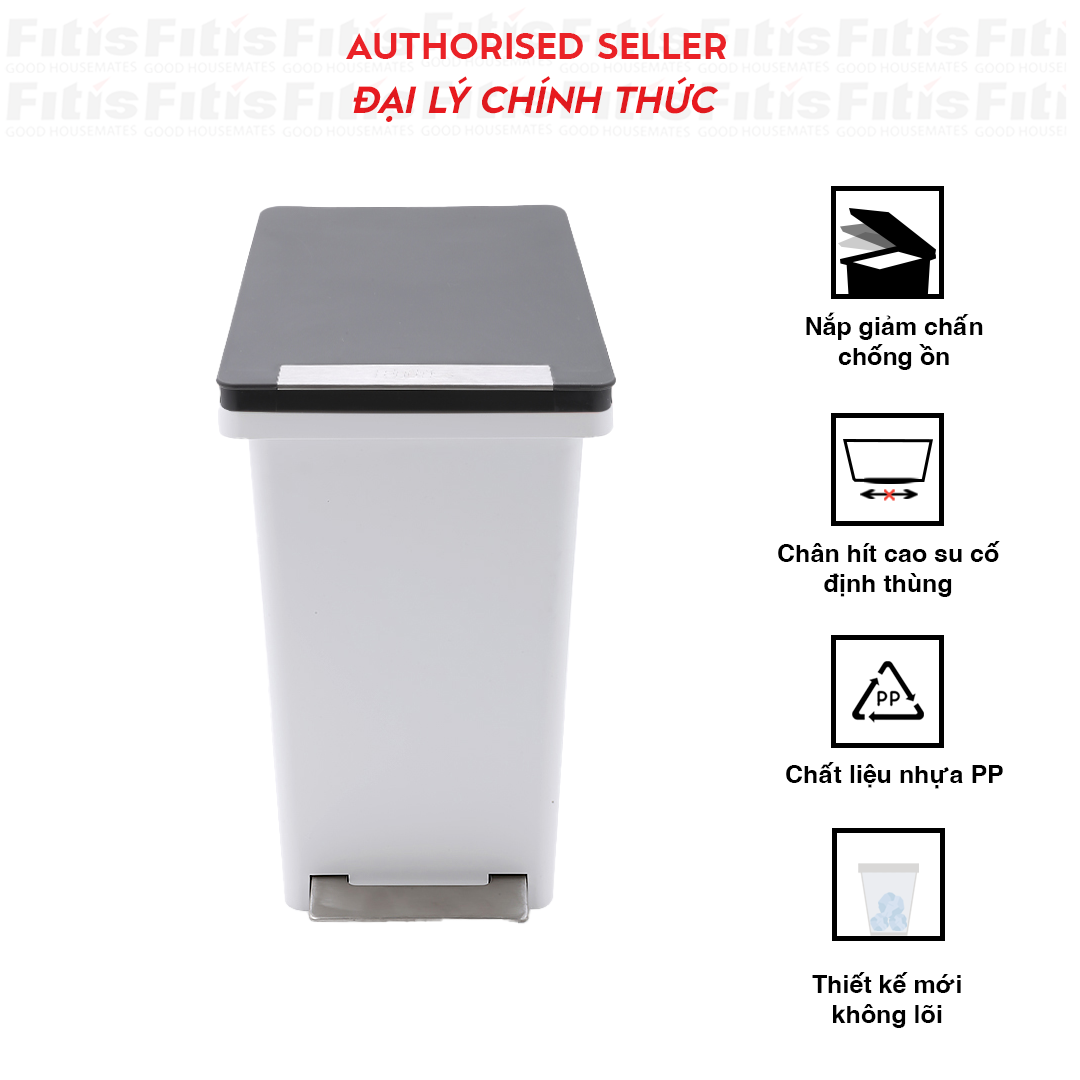 Thùng Rác Fitis Compact Bin (10L)
