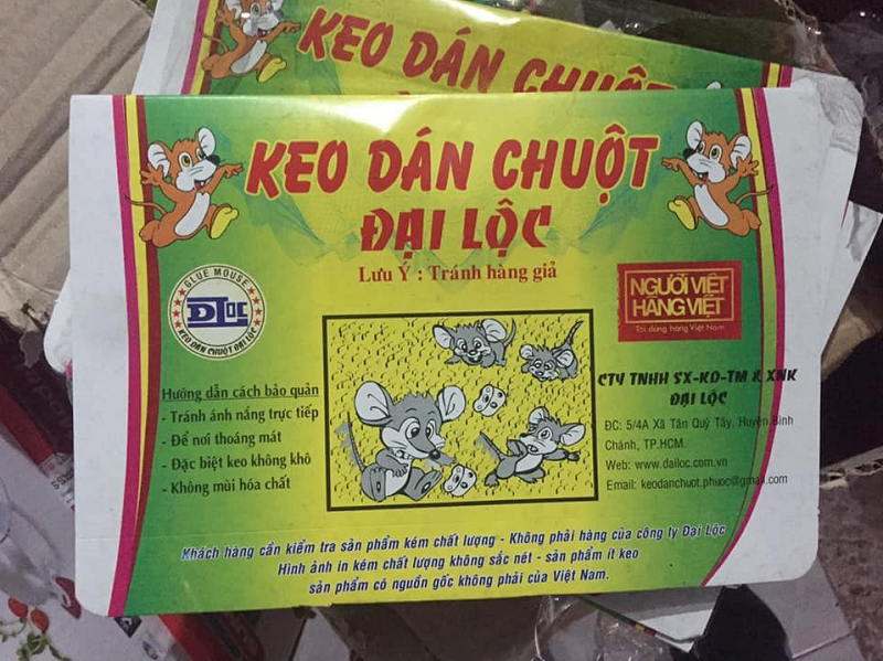 MIẾNG KEO DÁN CHUỘT - KEO DÍNH CHUỘT