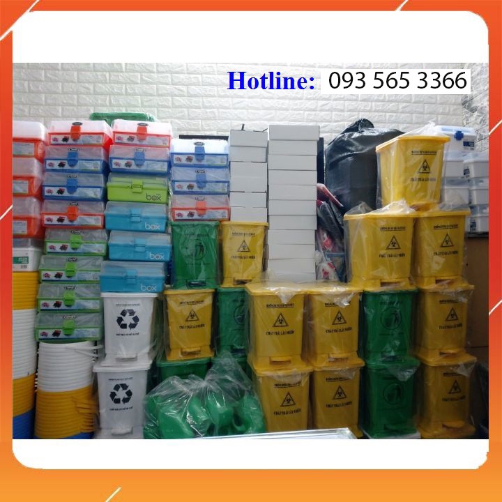 Thùng Rác Y Tế Chân Đạp 15 Lít