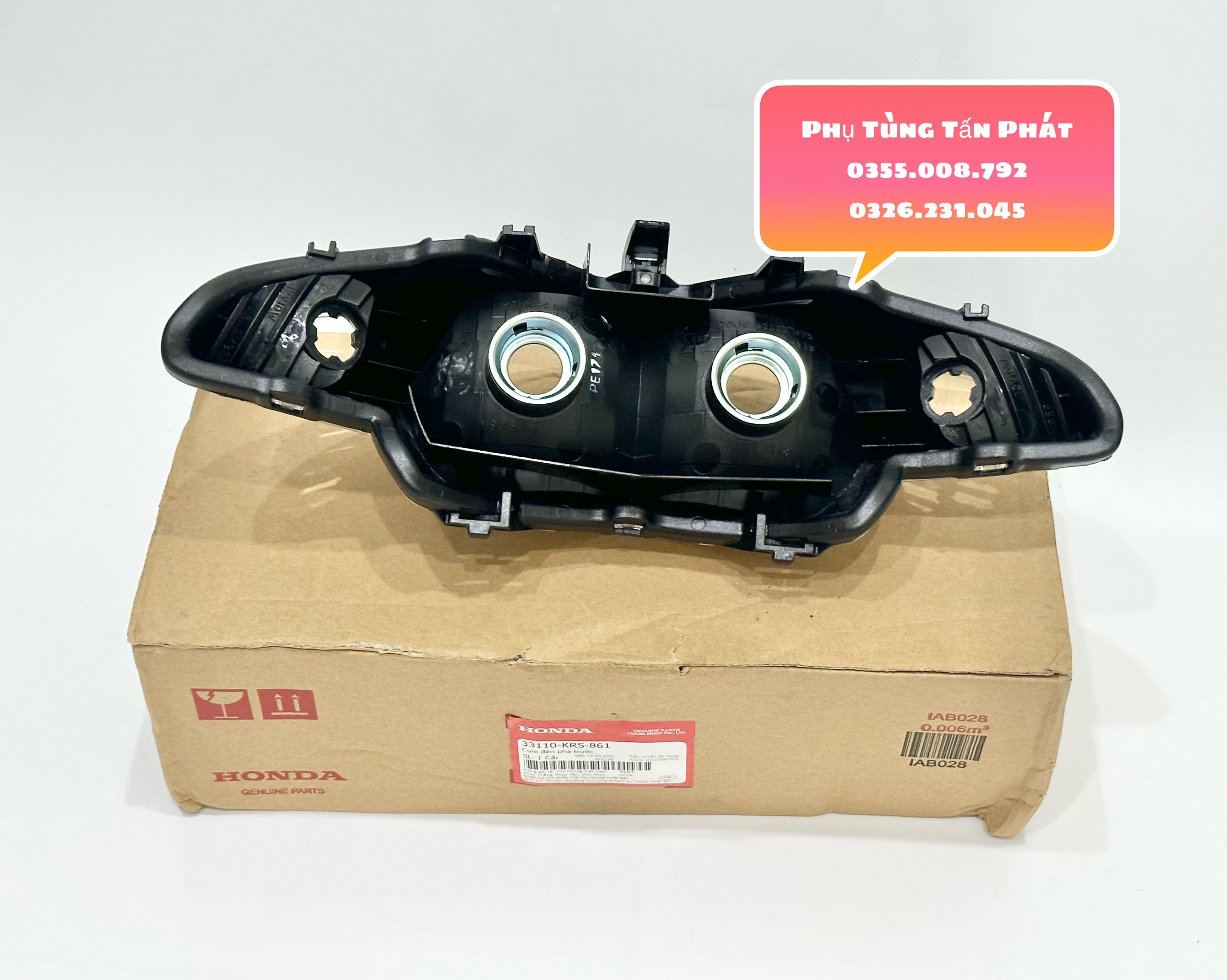 Pha Đèn - Choá Đèn Wave Nhỏ Chính Hãng Honda