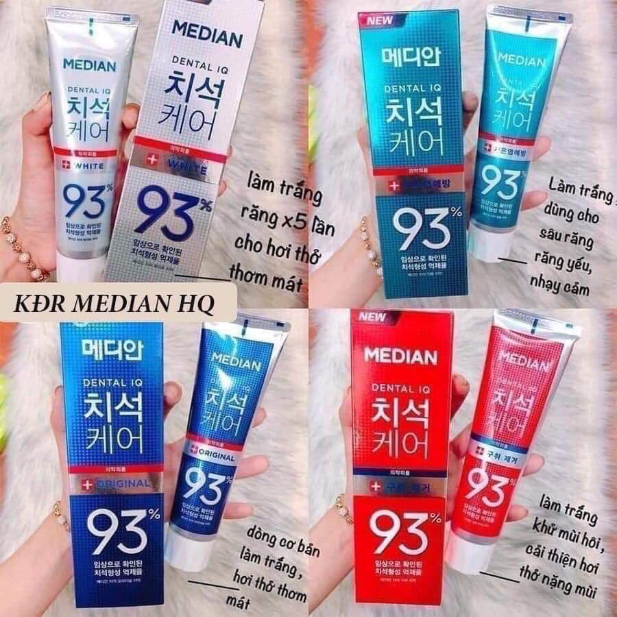 Kem đánh trắng răng Median 93% Tooth - Paste 120gr