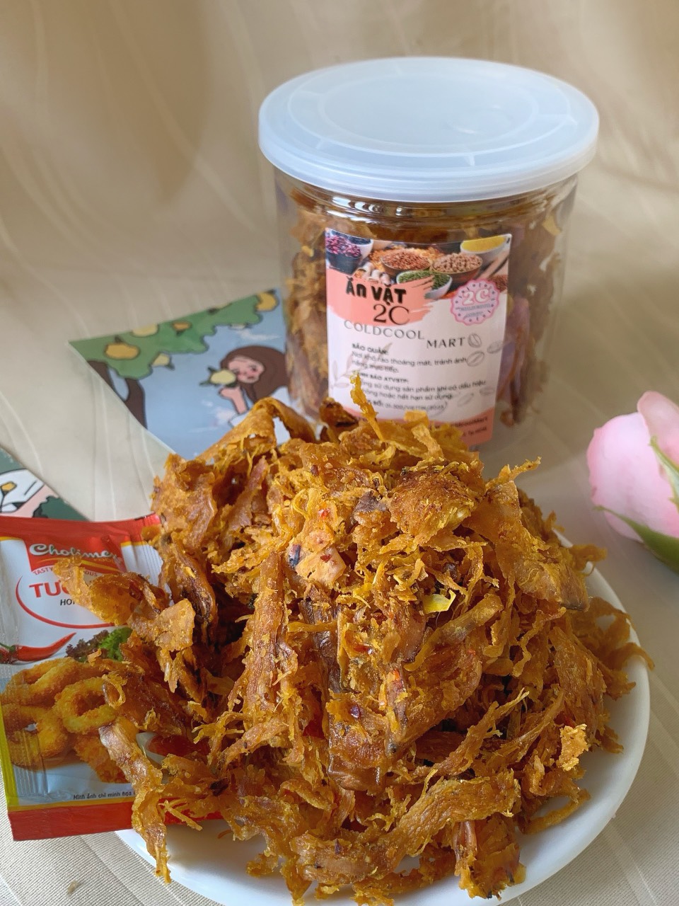 Mực Tẩm Xé Sợi 100g 2c Mart