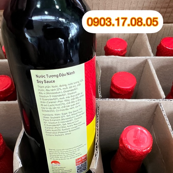 Nước tương đậu nành Lee Kum Kee (500ml)