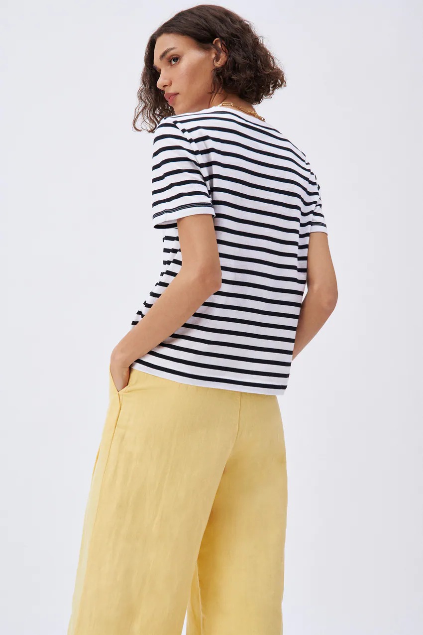 [LINSIX]- Áo thun cổ tròn Za.ra Basic T-Shirt