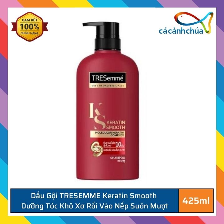 Shampoo hair repair damaged TRESemme Keratin Smooth 425ml-Thailand