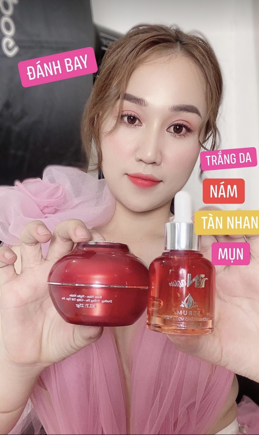 [HCM]DƯỠNG DA TRẮNG SÁNG - MỜ NÁM BN WHITE