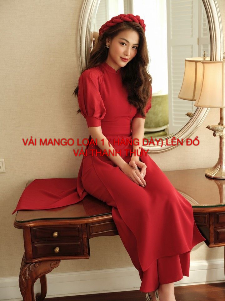 VẢI LỤA TRÁNG GƯƠNG -MAY ÁO DÀI- DÒNG VẢI CAO CẤP