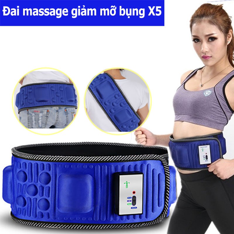 Đai MASSAGE giảm mỡ bụng X5