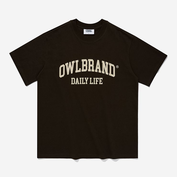 Áo thun Owlbrand Retro/Nâu